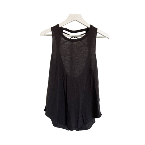 Chaser Black Back Cut Out Tank Top - Picture 1 of 5